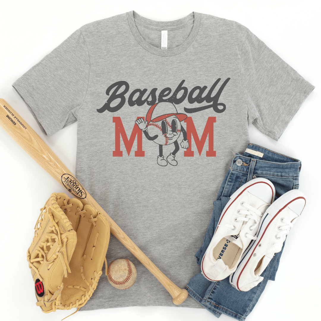 Hazel Blues® | Retro Baseball Mom Graphic Tee - Hazel Blues®