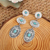 Hazel Blues® | Retro Turquoise Oval Dangle Earrings - Hazel Blues®