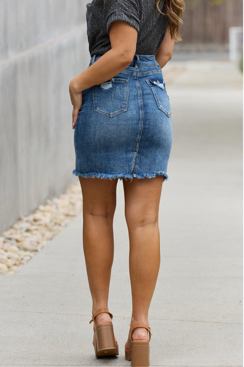 Hazel Blues® | RISEN Amelia Denim Mini Skirt - Hazel Blues®