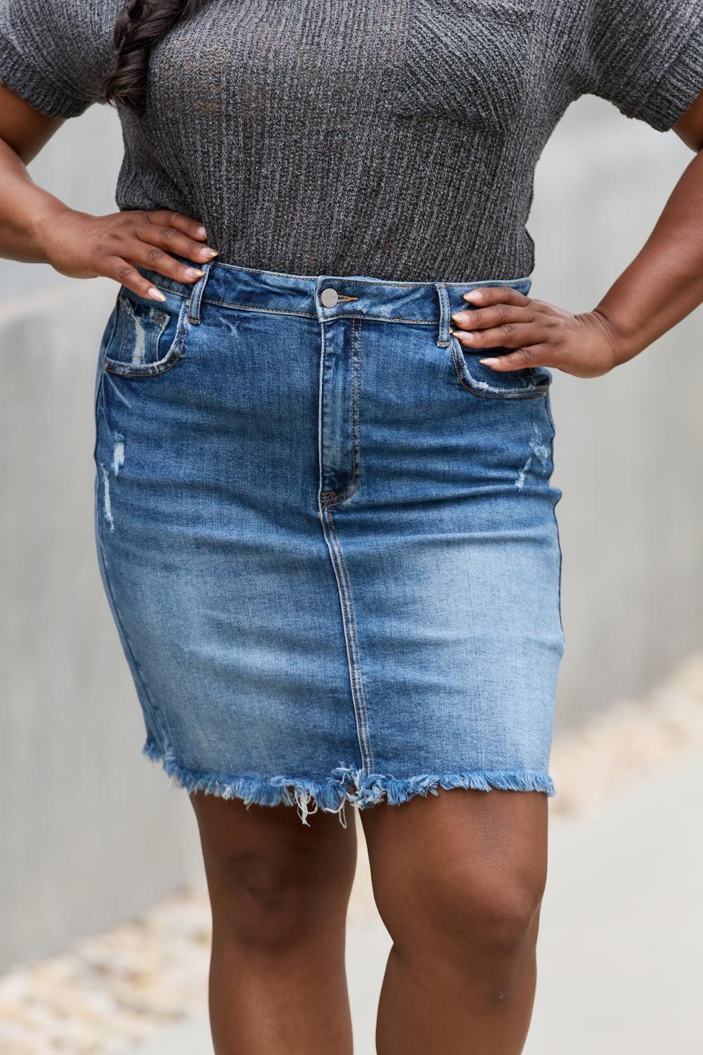 Hazel Blues® | RISEN Amelia Denim Mini Skirt - Hazel Blues®