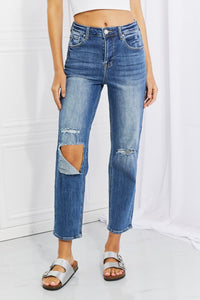 Hazel Blues® | RISEN Emily High Rise Relaxed Jeans - Hazel Blues®