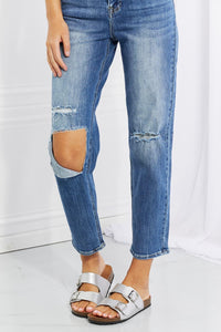 Hazel Blues® | RISEN Emily High Rise Relaxed Jeans - Hazel Blues®