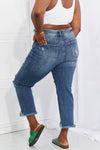 Hazel Blues® | RISEN Undone Chic Straight Leg Jeans - Hazel Blues®