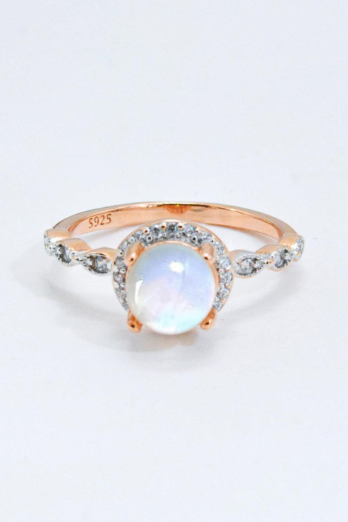 Hazel Blues® | Round Moonstone Ring - Hazel Blues®