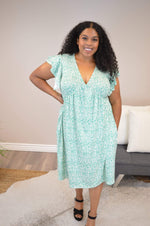 Hazel Blues® | Ruffle Me Up Midi Dress - Hazel Blues®