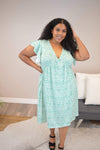 Hazel Blues® | Ruffle Me Up Midi Dress - Hazel Blues®