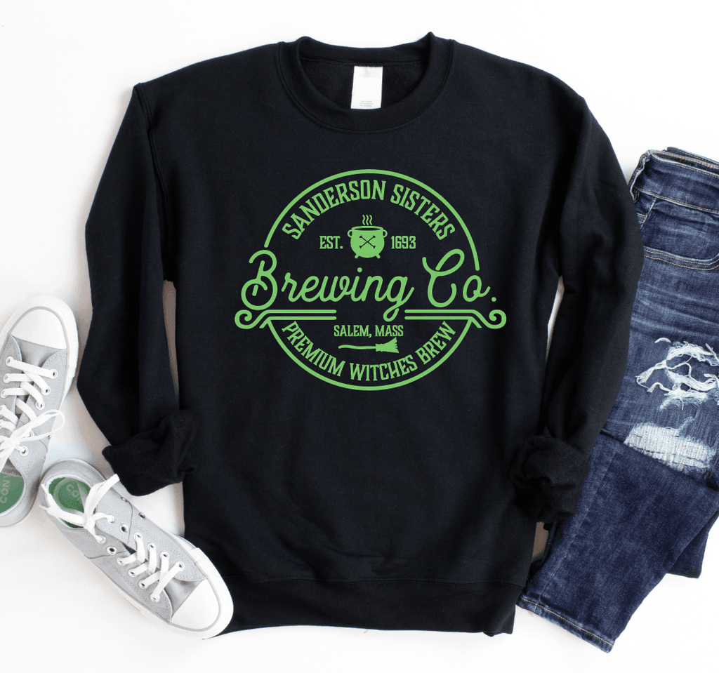 Hazel Blues® | Sanderson Brewing Company Green Graphic Sweatshirt - Hazel Blues®