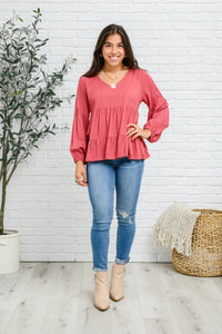 Hazel Blues® | Sassy Swing Tiered Top - Hazel Blues®