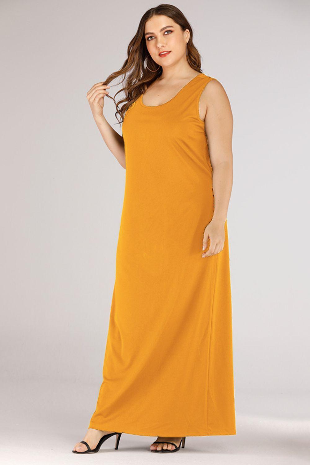 Hazel Blues® | Scoop Neck Maxi Tank Dress - Hazel Blues®