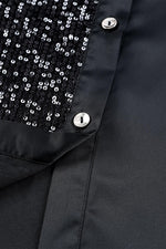 Hazel Blues® | Sequin Button Front High-Low Shirt Dress - Hazel Blues®