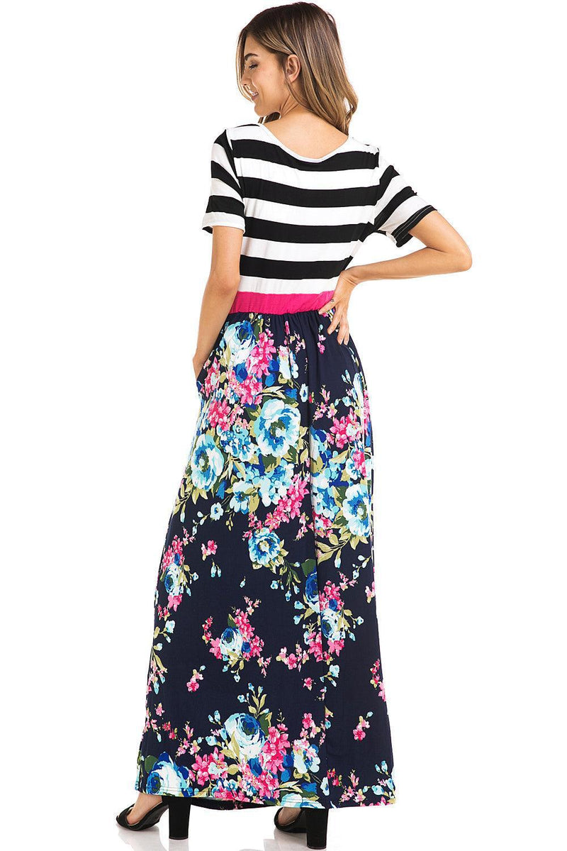 Hazel Blues® | Shar Floral Maxi - Hazel Blues®