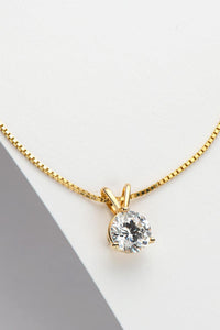 Hazel Blues® | Show Off 1 Carat Moissanite Pendant Necklace - Hazel Blues®