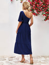 Hazel Blues® | Smocked One-Shoulder Midi Dress - Hazel Blues®