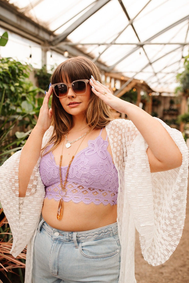 Hazel Blues® | So This is Love Bralette in Lavender - Hazel Blues®