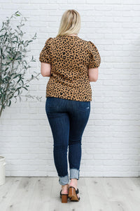 Hazel Blues® | Spotted Animal Print Blouse - Hazel Blues®