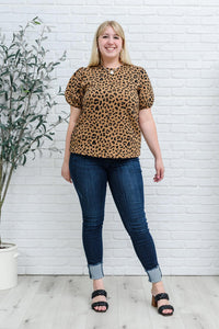 Hazel Blues® | Spotted Animal Print Blouse - Hazel Blues®