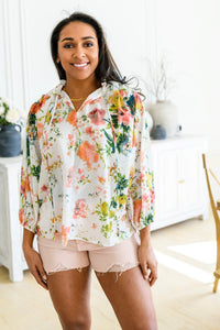 Hazel Blues® | Spring Haiku Floral Blouse - Hazel Blues®