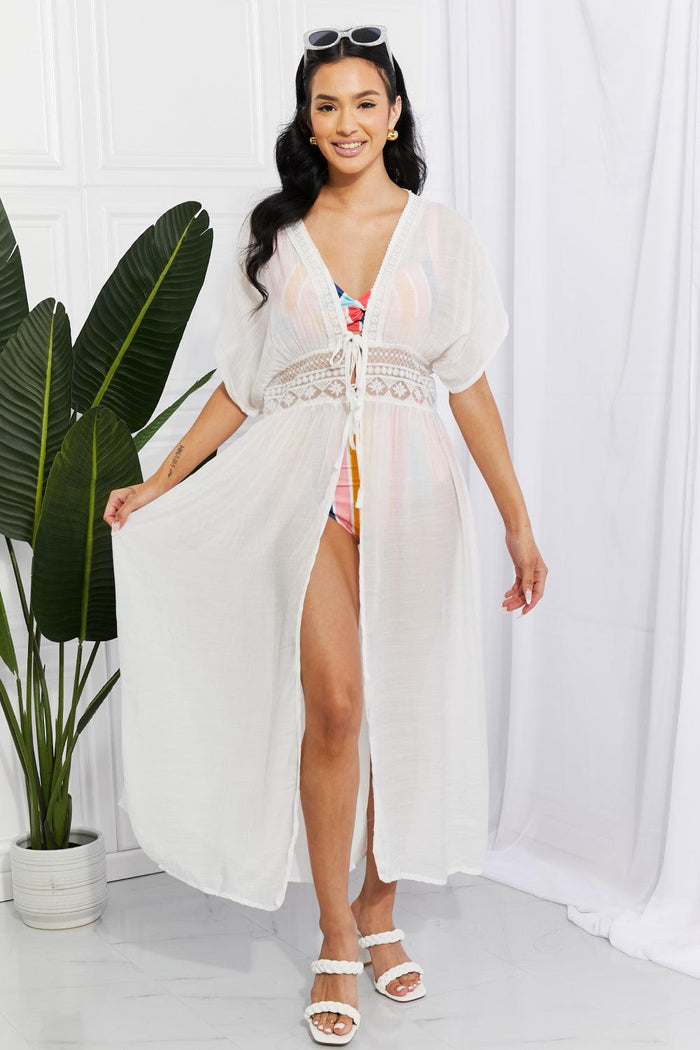 Hazel Blues® | Sun Goddess Tied Maxi Cover-Up - Hazel Blues®