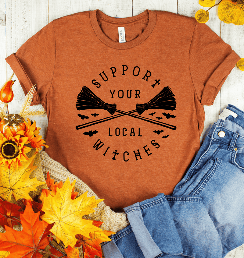 Hazel Blues® | Support Your Local Witches Graphic Tee - Hazel Blues®