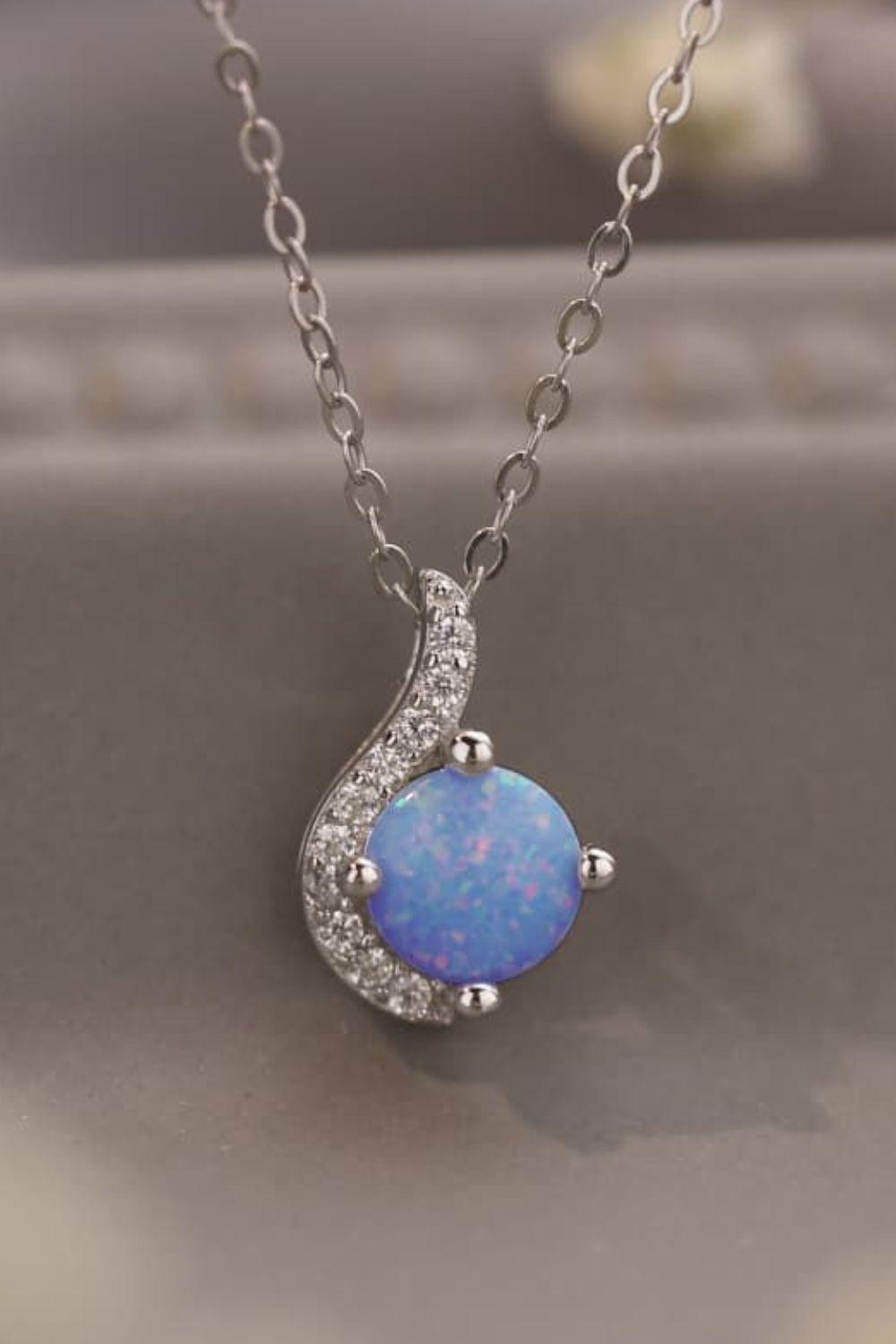 Hazel Blues® | Sweet Beginnings Opal Pendant Necklace - Hazel Blues®