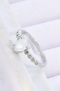 Hazel Blues® | Teardrop Natural Moonstone Ring - Hazel Blues®