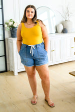Hazel Blues® | The Basics Reversible Longline Tank in Mustard - Hazel Blues®