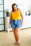 Hazel Blues® | The Basics Reversible Longline Tank in Mustard - Hazel Blues®