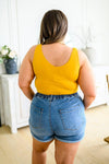 Hazel Blues® | The Basics Reversible Longline Tank in Mustard - Hazel Blues®