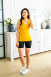 Hazel Blues® | The Basics Reversible Longline Tank in Mustard - Hazel Blues®