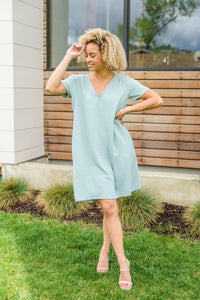 Hazel Blues® | Time After Time V-neck Dress - Hazel Blues®