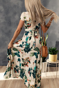 Hazel Blues® | Tropical Print Crop Top and Maxi Skirt Set - Hazel Blues®