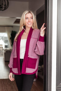 Hazel Blues® | Two Hearts Jacket In Plum - Hazel Blues®