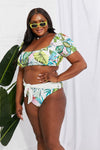 Hazel Blues® | Vacay Ready Puff Sleeve Bikini in Floral - Hazel Blues®