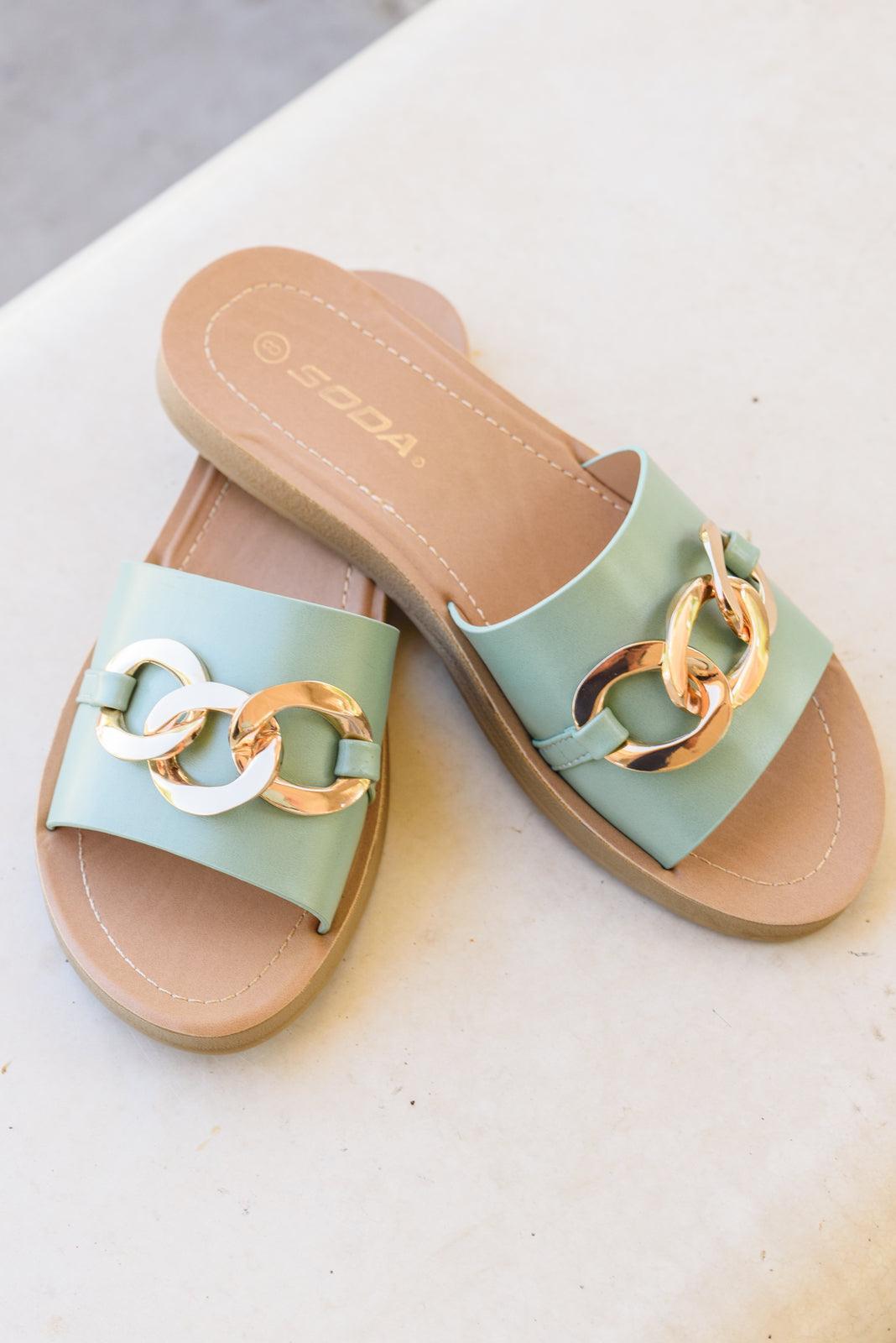 Hazel Blues® | Wander Often Slides in Mint - Hazel Blues®