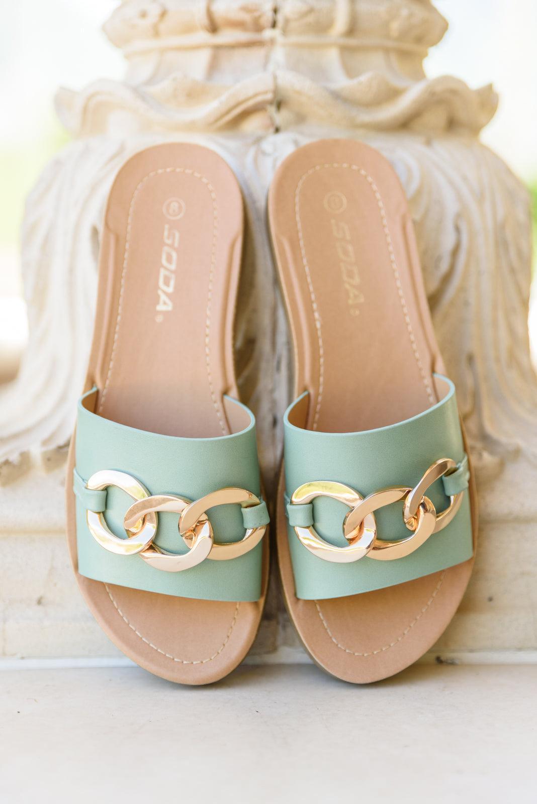 Hazel Blues® | Wander Often Slides in Mint - Hazel Blues®