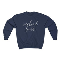 Hazel Blues® | Weekend Lover Crew Graphic Sweatshirt - Hazel Blues®