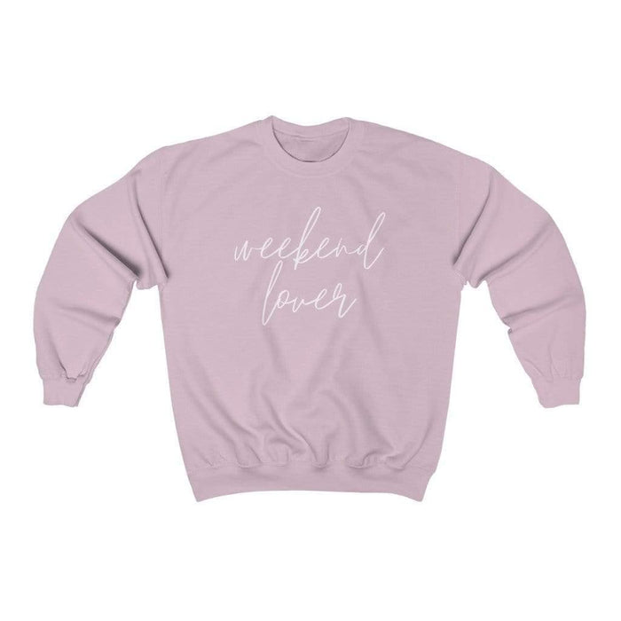 Hazel Blues® | Weekend Lover Crew Graphic Sweatshirt - Hazel Blues®