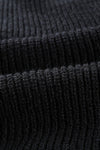Hazel Blues® | Zipper V-Neck Dropped Sleeve Hooded Solid Sweater - Hazel Blues®