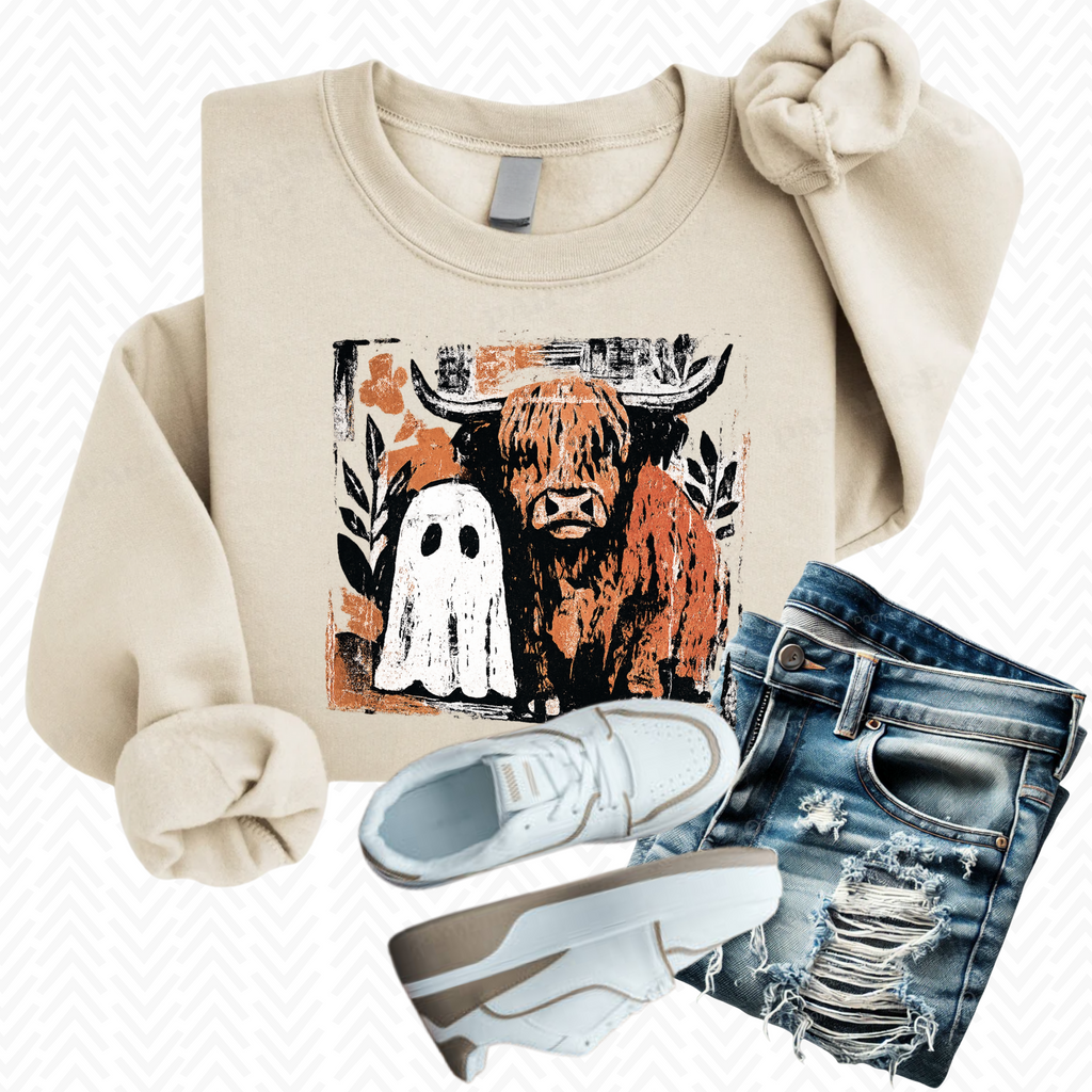 Hazel Blues® |  Halloween Besties Graphic Sweatshirt