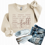 Hazel Blues® |  Fall Things Graphic Sweatshirt