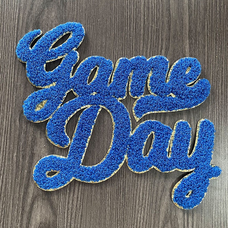 3Blues Designs |  3Blues Designs | ROYAL BLUE Game Day Iron-on Patch