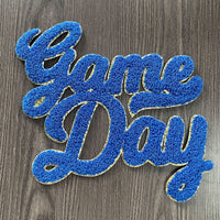 3Blues Designs |  3Blues Designs | ROYAL BLUE Game Day Iron-on Patch