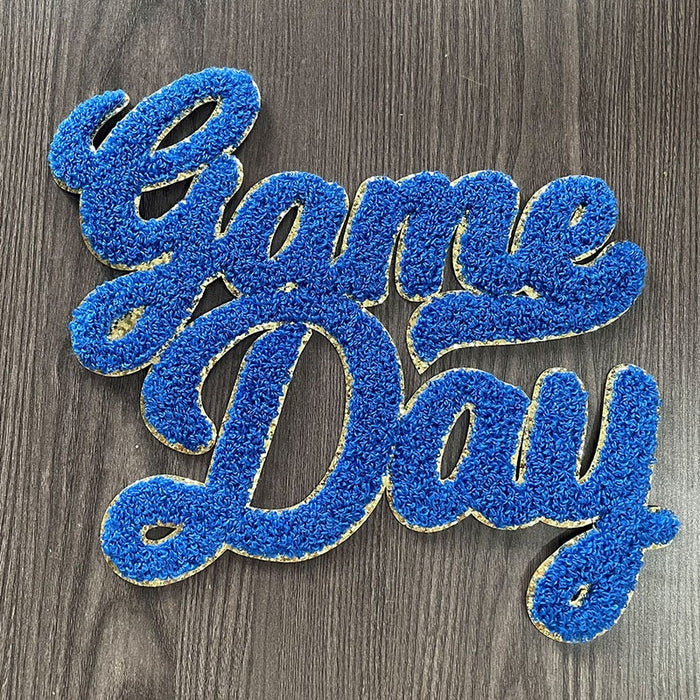 3Blues Designs |   ROYAL BLUE Game Day Iron-on Patch