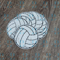 Hazel Blues® |  Volleyball Sequin Iron-on Patch