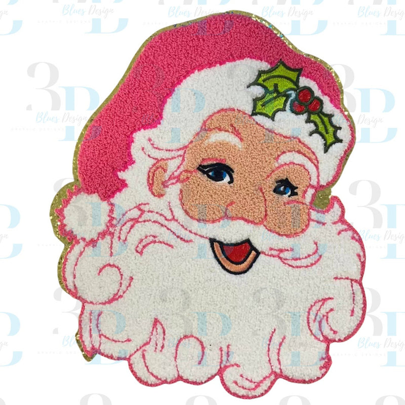 Hazel Blues® |  Retro Santa Iron-on Patch