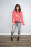Hazel Blues® |  Football Sequin Embroidery Corduroy Jacket | 8 COLORS