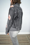 Hazel Blues® |  Football Sequin Embroidery Corduroy Jacket | 8 COLORS