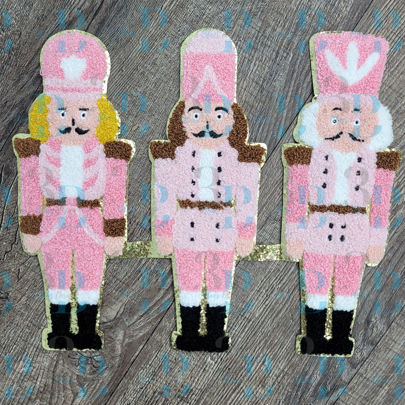 Hazel Blues® |  Chenille Nutcrackers Iron-on Patch