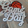 Hazel Blues® | 6 COLORS | Game Day with Basketball Chenille Iron-on Patch