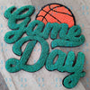 Hazel Blues® | 6 COLORS | Game Day with Basketball Chenille Iron-on Patch